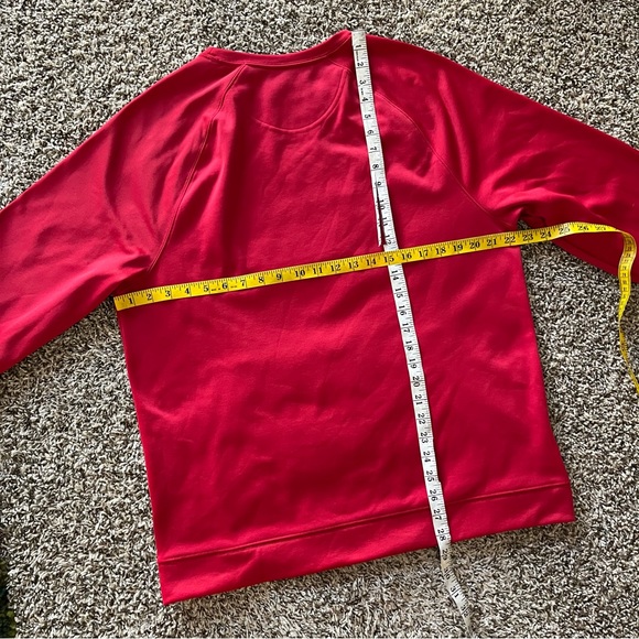 Duluth Trading Mens Logo Lightweight Sweatshirt Red Size Medium - Picture 6 of 6